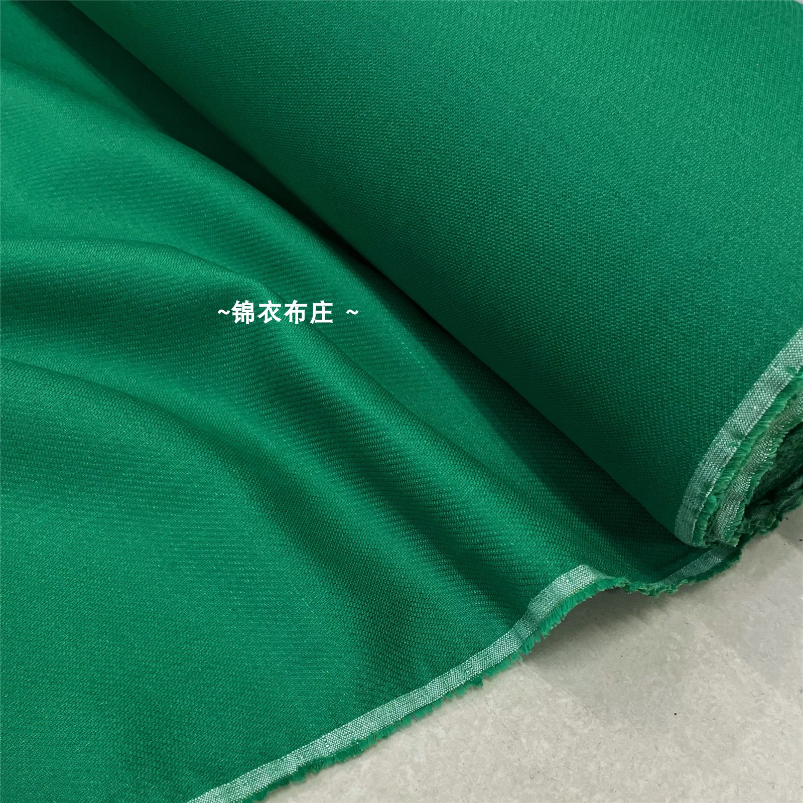 靓丽翠绿色亚麻衬衫裤子布料