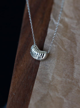 小银豆通体纯银925银豆豆项链女