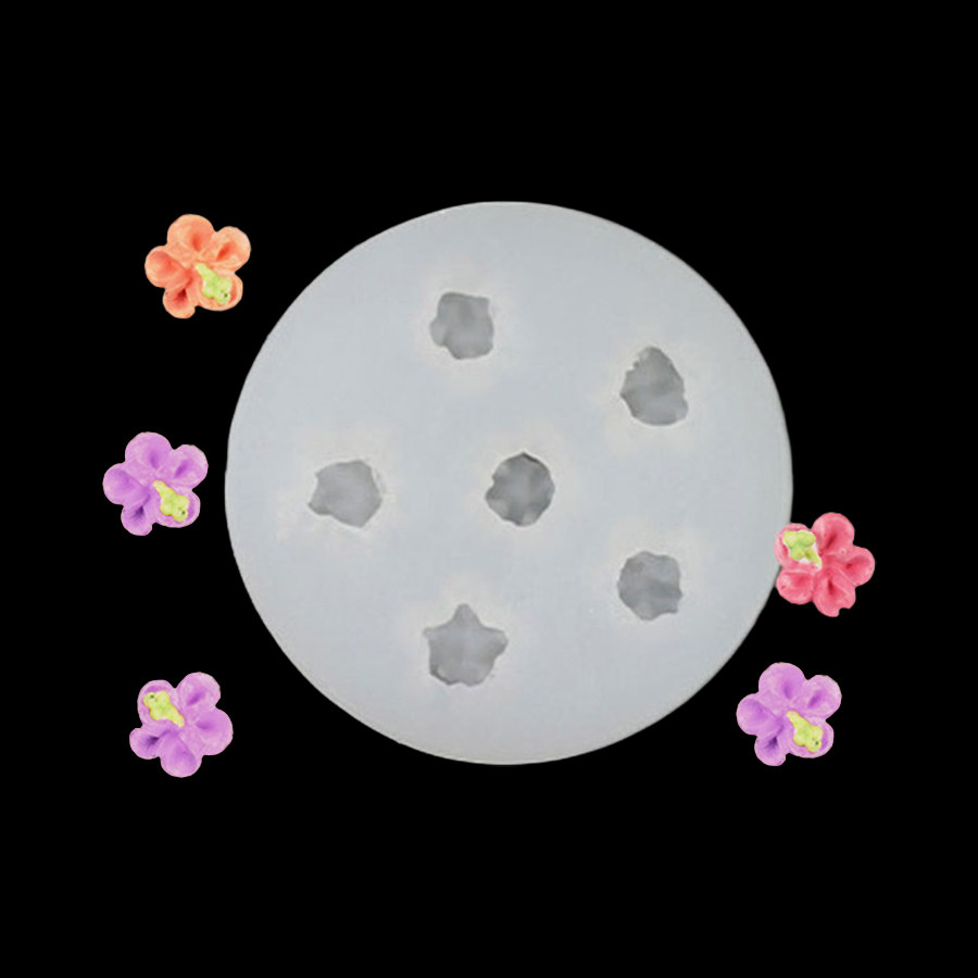 DIY蛋糕模烘焙工具硅胶小花