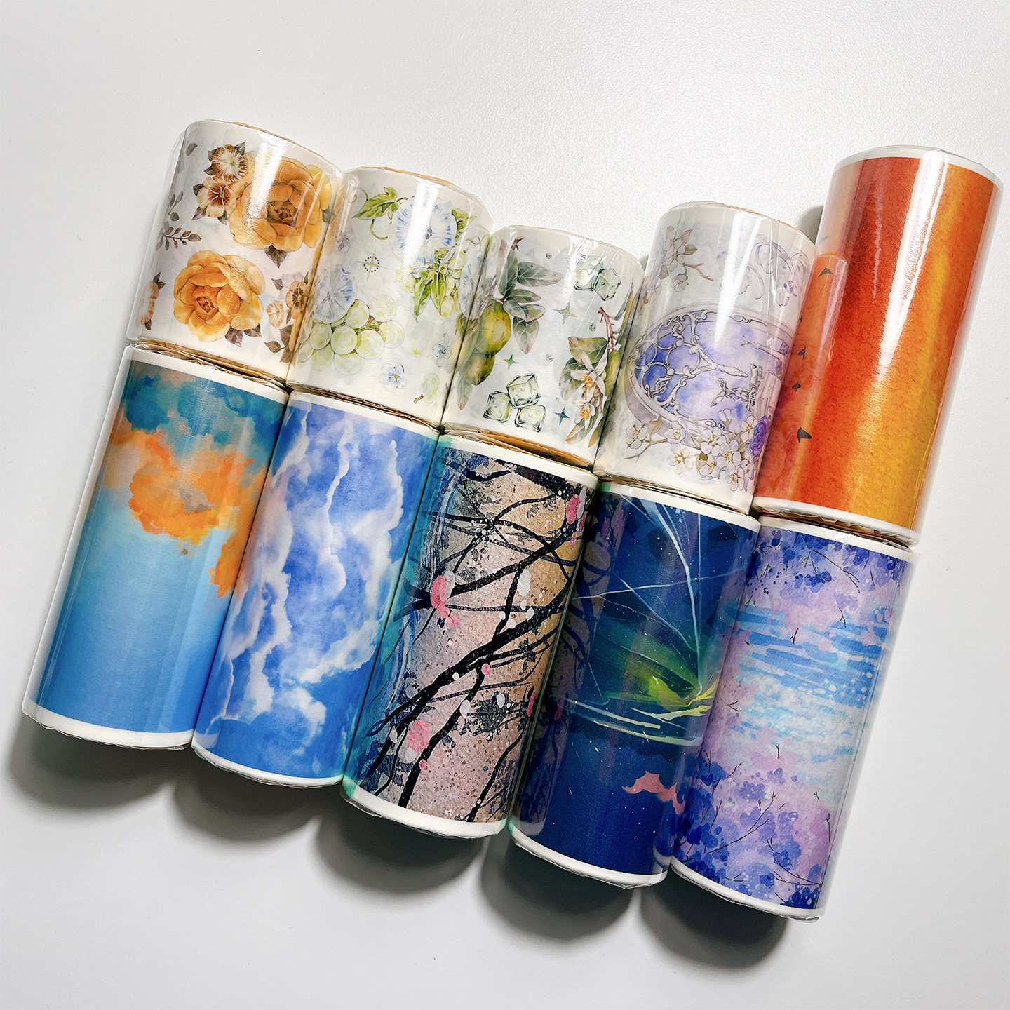 OKMT新七天 手帐咕卡造景花卉和纸胶带装饰贴纸DIY手账素材,文具电教/文化用品/商务用品,和纸胶带,淘宝优惠券,粉丝福利购,淘宝优惠卷