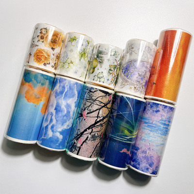 OKMT新七天手帐花卉和纸胶带