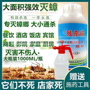 大面积酒店饭店厨房灭蟑螂药强力驱除杀蟑螂全窝端家用喷雾杀虫剂