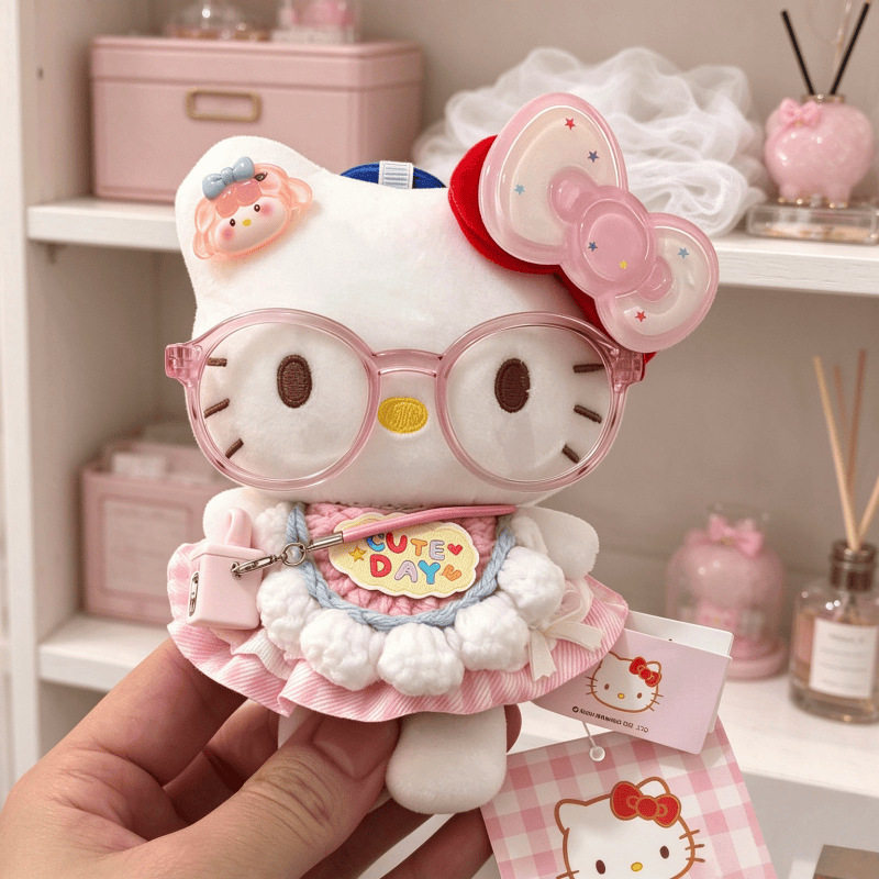 新款正版hellokitty玩偶可爱kitty猫挂件毛绒挂件包包女生日礼物