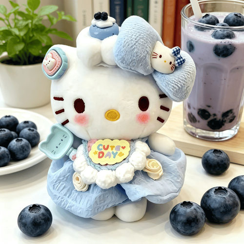 正版小厨娘HelloKitty包挂件毛绒公仔玩偶礼物女闺蜜可爱卡通
