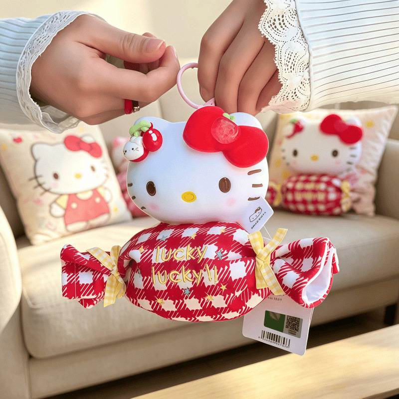 正版hellokitty糖果耳布艺毛绒公仔玩偶