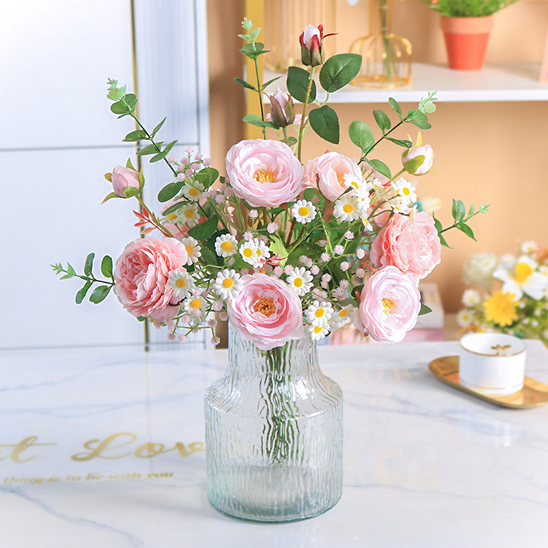 轻奢高端仿真玫瑰大束假花花束插花花艺客厅餐桌电视柜装饰摆件,家居饰品,仿真花/假花,淘宝优惠券,粉丝福利购,淘宝优惠卷