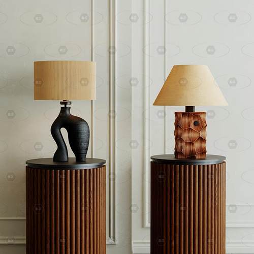 中山工厂直销北欧台灯简约现代卧室床头书房美式创意展厅艺术设计