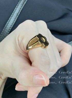 立体雏菊花镀金戒指女CeroEnMi