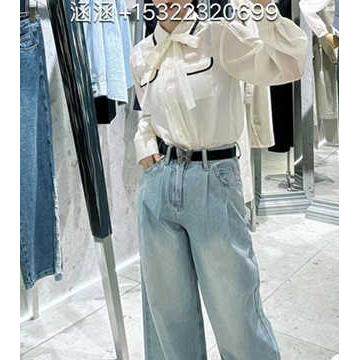 宽松宽松*修身显瘦高腰阔腿