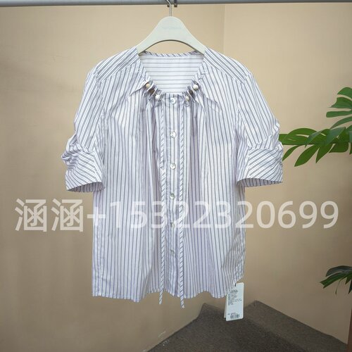 35折RB家2025夏正品短袖衬衫上衣6A22S69399-559