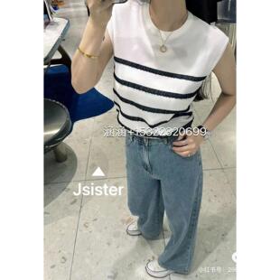 惠Jsister 2024夏款专柜正品新款百搭针织衫女S422204336-599