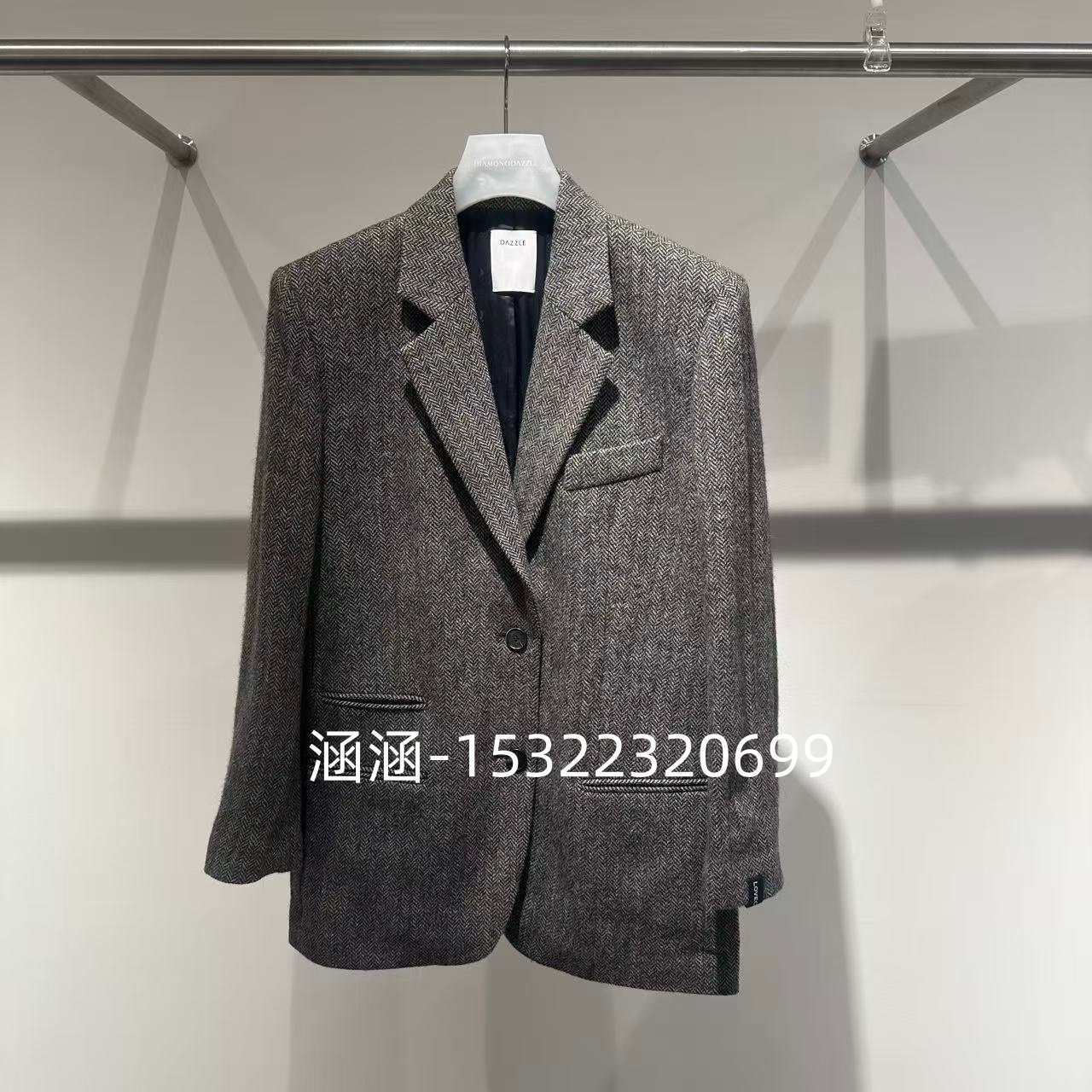 47折D家2025春款专柜正品中灰色外套2J1F517-3299,女装/女士精品,毛针织衫,淘宝优惠券,粉丝福利购,淘宝优惠卷