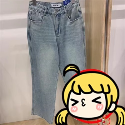 杰西莱jessyline专柜正品2025春款牛仔裤511210076-499