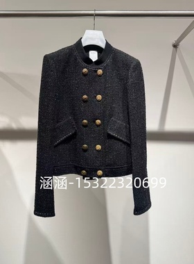 47折D家2025春款专柜正品黑色外套2J1F413-2699