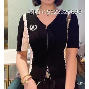 惠Jsister 2024夏款专柜正品新款百搭针织衫女S421204222-799