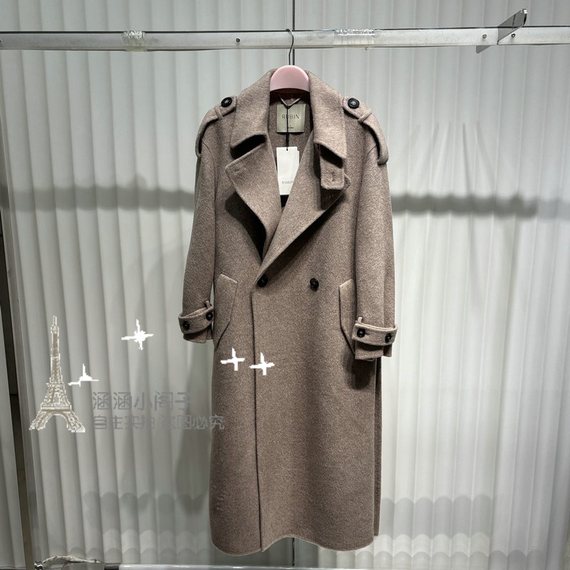 RB家2024年冬新款专柜正品长款双面呢外套6L52N61623-2499