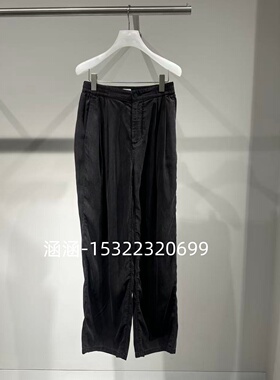 53折D家2025夏款专柜正品黑色长裤2J2R803-1299