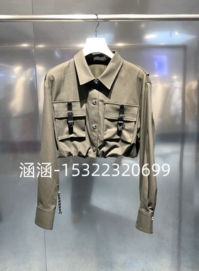 芮家RUIFAN2025春专柜正品气质西装面料短外套RL10105177-1499