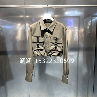 芮家RUIFAN2025春专柜正品气质西装面料短外套RL10105177-1499