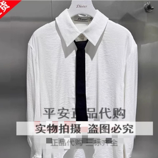 jsister 2024冬款专柜正品新款衬衫上衣女S441102252-639