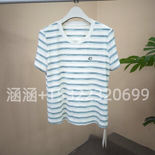 针织T恤上衣6A22T61960 359 短袖 35折RB家2025夏正品