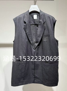46折D家2025夏款专柜正品黑色外套2J3F005-2599