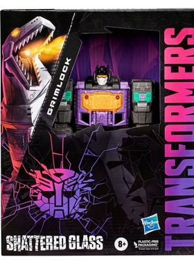 变形金刚 孩之宝 破碎镜像 L级 机器恐龙 暗黑色 SS86 钢锁 钢索