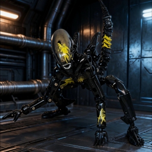 变形玩具 52TOYS 万能匣 无限系列 异形2.0 年卡版 科幻电影模型