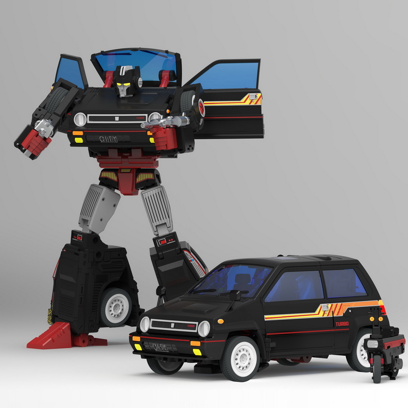 X社MX-17B黑色刹车尖叫变形玩具