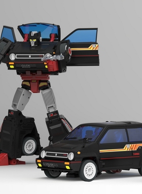 变形玩具 X-Transbots MX-17B X社 黑色 刹车 尖叫 模型 钻石版