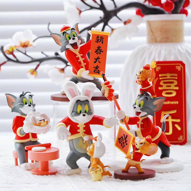 52TOYS 猫和老鼠 TOM and JERRY 汤姆和杰瑞 开年大吉 盲盒 手办