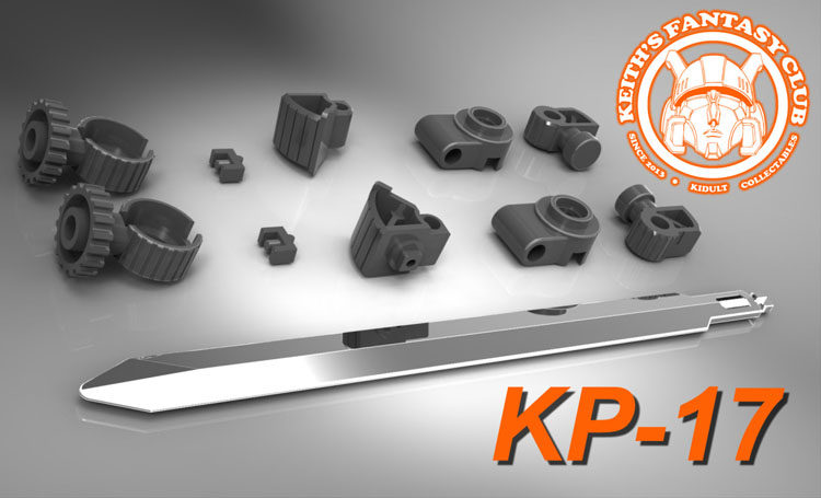 第三方 K记 KFC TOYS KP-17 MP24 史达 关节替换件和加长剑配件包