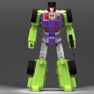 X社 青春版 组合体 变形玩具 力神 41T Transbots 铲车