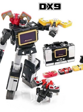 变形玩具 DX9 X33B 音板 暗黑色 音波 带4盘磁带 小比例 口袋战争
