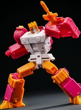 变形玩具 魔方 MS-TOYS MS-B64 钻探机 计算王 组合体 小比例
