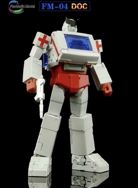 变形玩具 FansToys FM-04 FM04 FT 救护 白色 面包车 MP比例