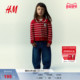 三丽鸥系列 HM童装 儿童女童毛衣冬季 新红色新年开衫 1296377