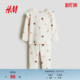 女婴套装 上衣长裤 2件式 罗纹汗布长袖 0867135 秋季 HM童装