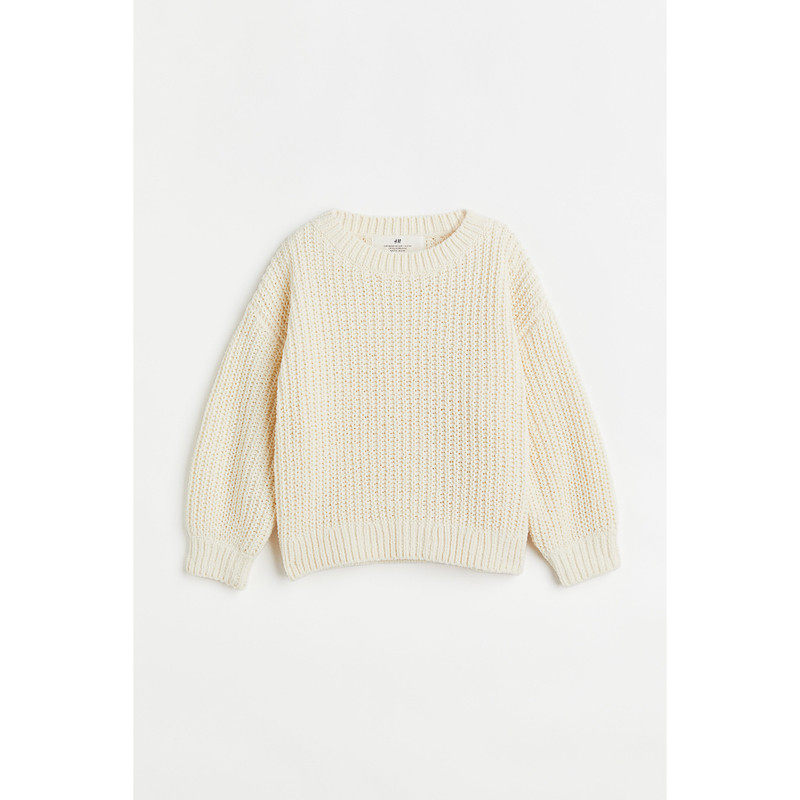 thumbnail for HM Children's Clothing Children's Girls' Sweater Winter Girls' Chenille Bottom Long Sleeve Casual Crew Neck Knit 1094835