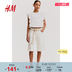 HM夏季童装儿童女童牛仔短裤1276762