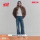 1298592 高腰阔腿牛仔裤 HM春季 女装
