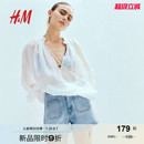 牛仔裤 新款 HM女装 2025年夏季 1280472 高腰直筒宽松休闲时尚 短裤
