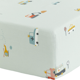 HM HOME床上用品床罩90x200夏季柔软童趣印花防尘罩床垫套1028613