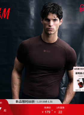 HM2026春季新款男士DryMove™健美款运动T恤1314830