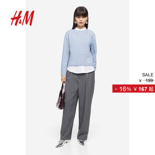 1218248 混纺针织套衫 HM秋季 女装