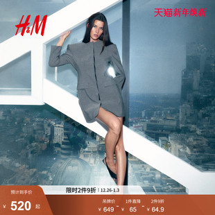 式 HM2025冬季 西装 女装 连衣裙1310169 新款