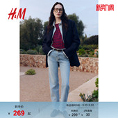 1236905 直筒牛仔裤 HM女士牛仔裤 春季