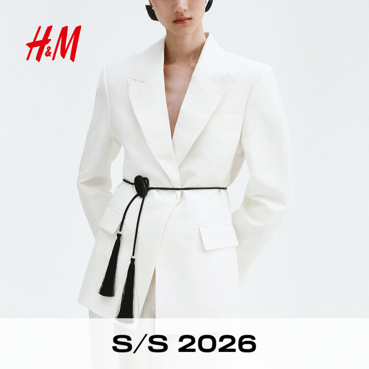 HM2026春季新款女士流苏绳索腰带1348674