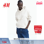 连帽衫 HM女装 0456163 复古休闲时尚 潮流宽松套头美式 卫衣冬季 长袖