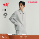 女装 情侣装 卫衣2025冬季 冬装 休闲全拉链外套1300951 新款 HM男装